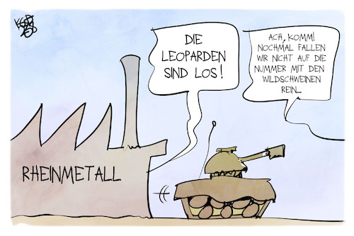 Rheinmetall liefert Leoparden