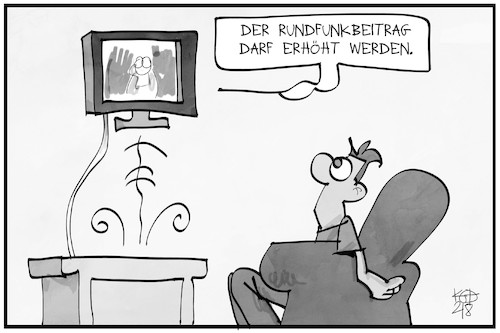 Cartoon: Rundfunkbeitrag (medium) by Kostas Koufogiorgos tagged karikatur,koufogiorgos,illustration,cartoon,rundfunkbeitrag,fernsehen,radio,zuschauer,medien,karikatur,koufogiorgos,illustration,cartoon,rundfunkbeitrag,fernsehen,radio,zuschauer,medien