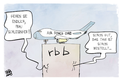 Schlesinger fliegt