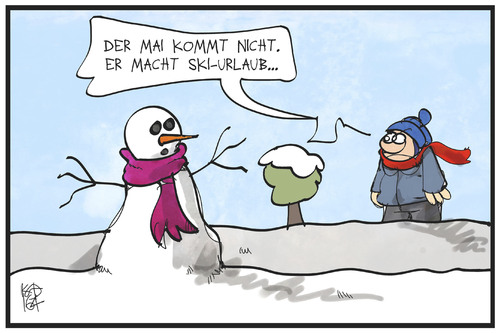 Schnee im April