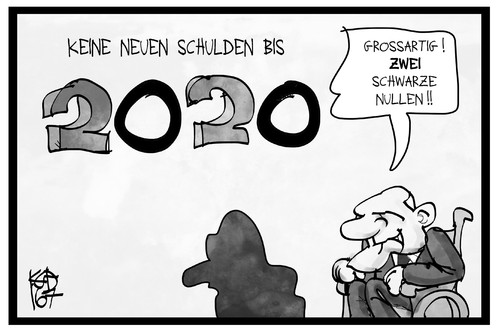 Cartoon: Schwarze Nullen (medium) by Kostas Koufogiorgos tagged karikatur,koufogiorgos,illustration,cartoon,schäuble,schwarze,null,haushalt,schulden,sparen,finanzminister,wirtschaft,geld,steuern,karikatur,koufogiorgos,illustration,cartoon,schäuble,schwarze,null,haushalt,schulden,sparen,finanzminister,wirtschaft,geld,steuern