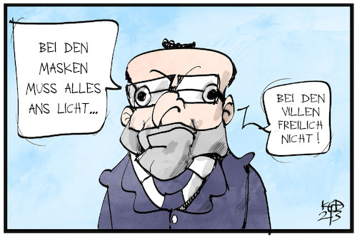 Cartoon: Spahn klärt auf (medium) by Kostas Koufogiorgos tagged karikatur,koufogiorgos,illustration,cartoon,spahn,aufklaerung,masken,affaere,villa,immobilien,cdu,union,korruption,karikatur,koufogiorgos,illustration,cartoon,spahn,aufklaerung,masken,affaere,villa,immobilien,cdu,union,korruption