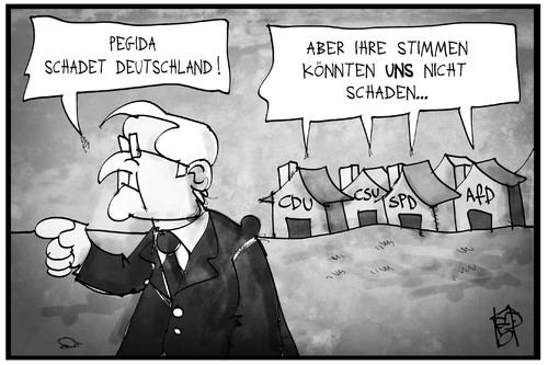 Stimmen der PEGIDA