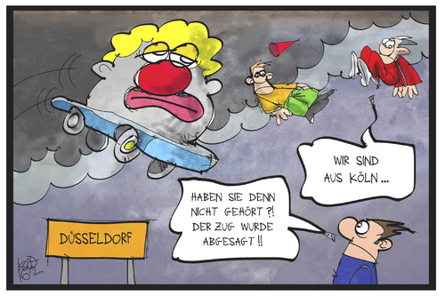 Cartoon: Stürmischer Rosenmontag (medium) by Kostas Koufogiorgos tagged karikatur,koufogiorgos,illustration,cartoon,rosenmontag,sturm,wetter,sturmtief,duesseldorf,koeln,rosenmontagszug,karneval,fastnacht,helau,alaaf,karikatur,koufogiorgos,illustration,cartoon,rosenmontag,sturm,wetter,sturmtief,duesseldorf,koeln,rosenmontagszug,karneval,fastnacht,helau,alaaf