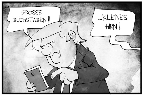 Cartoon: Trump droht dem Iran (medium) by Kostas Koufogiorgos tagged karikatur,koufogiorgos,illustration,cartoon,trump,twitter,smartphone,mobile,handy,soziale,netzwerke,social,media,iran,drohung,krieg,hirn,usa,präsident,politik,karikatur,koufogiorgos,illustration,cartoon,trump,twitter,smartphone,mobile,handy,soziale,netzwerke,social,media,iran,drohung,krieg,hirn,usa,präsident,politik