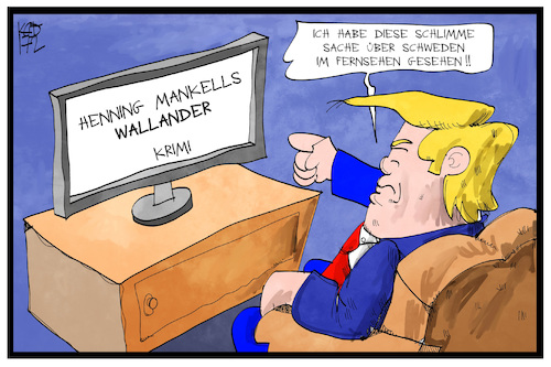 Trump guckt Wallander