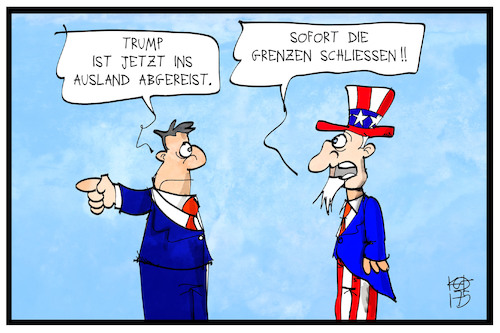 Trump im Ausland