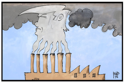 Cartoon: Trump und das Klima (medium) by Kostas Koufogiorgos tagged karikatur,koufogiorgos,illustration,cartoon,trump,klima,paris,abkommen,fabrik,rauch,abgas,luft,verschmutzung,umwelt,usa,klimawandel,karikatur,koufogiorgos,illustration,cartoon,trump,klima,paris,abkommen,fabrik,rauch,abgas,luft,verschmutzung,umwelt,usa,klimawandel