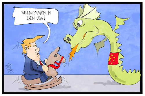 Trump und Xi Ping