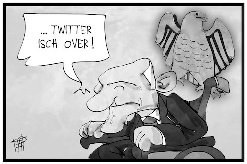 Cartoon: Twitter im Bundestag (medium) by Kostas Koufogiorgos tagged karikatur,koufogiorgos,illustration,cartoon,schaeuble,bundestag,bundestagspräsident,twitter,soziale,medien,zitat,verbot,politik,internet,karikatur,koufogiorgos,illustration,cartoon,schaeuble,bundestag,bundestagspräsident,twitter,soziale,medien,zitat,verbot,politik,internet