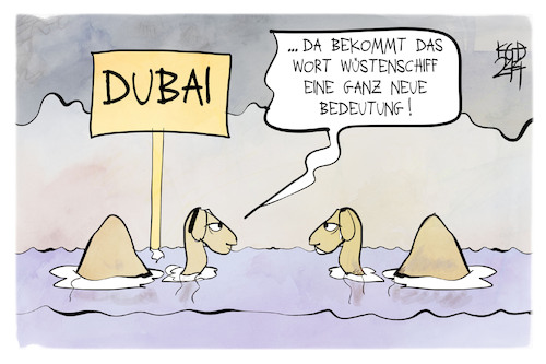 Überschwemmung in Dubai