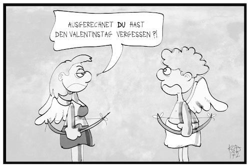 Cartoon: Valentinstag (medium) by Kostas Koufogiorgos tagged karikatur,koufogiorgos,illustration,cartoon,valentinstag,eros,cupido,gott,liebe,mann,frau,paar,karikatur,koufogiorgos,illustration,cartoon,valentinstag,eros,cupido,gott,liebe,mann,frau,paar