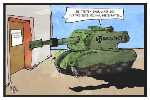 Cartoon: Von der Leyen (medium) by Kostas Koufogiorgos tagged karikatur,koufogiorgos,illustration,cartoon,doktor,titel,promotion,von,der,leyen,verteidigungsministerin,hochschule,hannover,entscheidung,panzer,plagiat,wissenschaft,karikatur,koufogiorgos,illustration,cartoon,doktor,titel,promotion,von,der,leyen,verteidigungsministerin,hochschule,hannover,entscheidung,panzer,plagiat,wissenschaft