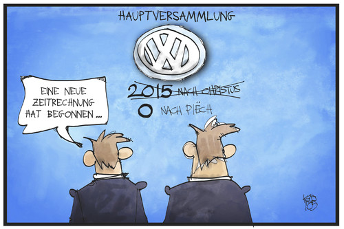 Vw Hauptversammlung By Kostas Koufogiorgos Business Cartoon Toonpool