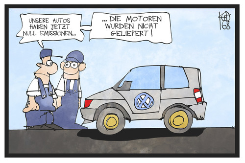 Vw Zuliefererstreit By Kostas Koufogiorgos Business Cartoon Toonpool