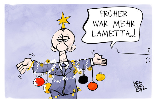 Cartoon: Weihnachtsbaum (medium) by Kostas Koufogiorgos tagged karikatur,koufogiorgos,merz,lametta,kulturgut,cdu,weihnachtsbaum,karikatur,koufogiorgos,merz,lametta,kulturgut,cdu,weihnachtsbaum