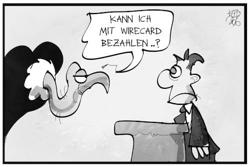 Cartoon: Wirecard meldet Insolvenz an (medium) by Kostas Koufogiorgos tagged karikatur,koufogiorgos,illustration,cartoon,wirecard,geier,pleite,insolvenz,wirtschaft,finanzen,boerse,dax,kartenzahlung,geld,karikatur,koufogiorgos,illustration,cartoon,wirecard,geier,pleite,insolvenz,wirtschaft,finanzen,boerse,dax,kartenzahlung,geld