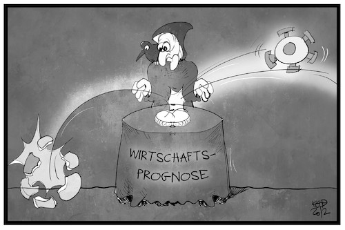 Cartoon: Wirtschaftsprognose (medium) by Kostas Koufogiorgos tagged karikatur,koufogiorgos,illustration,cartoon,ifo,wirtschaft,prognose,corona,pandemie,wahrsagerin,virus,kristallkugel,karikatur,koufogiorgos,illustration,cartoon,ifo,wirtschaft,prognose,corona,pandemie,wahrsagerin,virus,kristallkugel