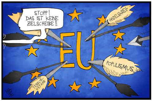 Zielscheibe Europa