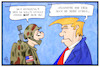 Cartoon: Afghanistan (small) by Kostas Koufogiorgos tagged karikatur,koufogiorgos,illustration,cartoon,afghanistan,usa,trump,soldat,militär,geographie,krieg,konflikt,einsatz,armee