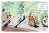 Cartoon: Alltags-Paralympics (small) by Kostas Koufogiorgos tagged karikatur,koufogiorgos,alltag,behinderung,paralympics,sport