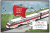 Cartoon: Niklas und die Bahn (small) by Kostas Koufogiorgos tagged karikatur,koufogiorgos,illustration,cartoon,bahn,niklas,sturm,tief,segel,verzögerun,verspätung,verkehr,reise,zug,wind,wetter,klima,geschwindigkeit