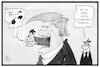 Cartoon: Trumps Kommunikation (small) by Kostas Koufogiorgos tagged karikatur koufogiorgos illustration cartoon trump scaramucci usa präsident kommunikationschef zunge pr fluch