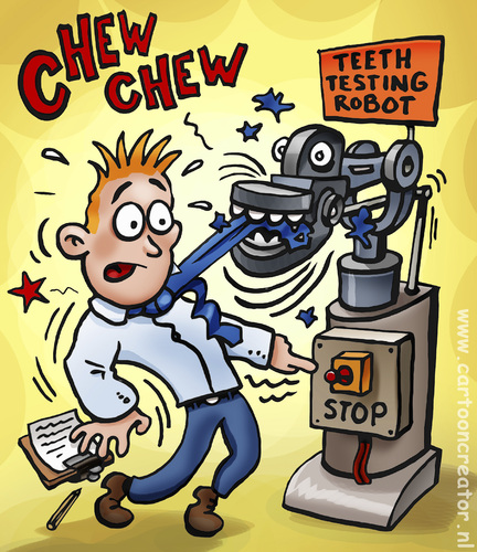 teeth testing robot