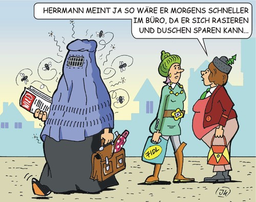 Burka für den Mann