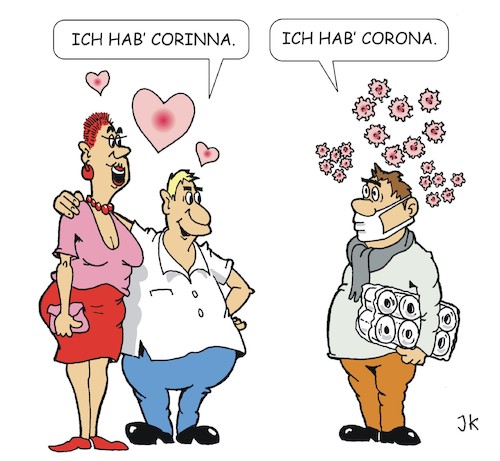 Cartoon: Corinna Corona (medium) by JotKa tagged virus,viren,covit,19,corona,corinna,krankheiten,seuchen,preper,medienhype,gesundheit,infektionen,gesellschaft,panik,panikmache,liebe,virus,viren,covit,19,corona,corinna,krankheiten,seuchen,preper,medienhype,gesundheit,infektionen,gesellschaft,panik,panikmache,liebe