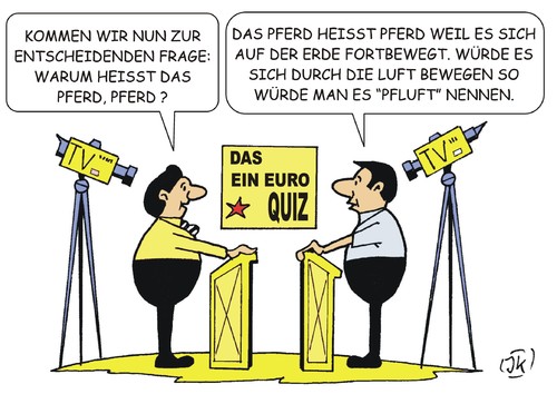 Cartoon: Das Pferd (medium) by JotKa tagged pferd,natur,tiere,menschen,quiz,quizshow,quizmasker,kandidaten,fernsehen,fernsehshow,unterhaltung,rätsel,raten,kamera,preise,gewinne,erde,luft,bewegung,pferd,natur,tiere,menschen,quiz,quizshow,quizmasker,kandidaten,fernsehen,fernsehshow,unterhaltung,rätsel,raten,kamera,preise,gewinne,erde,luft,bewegung