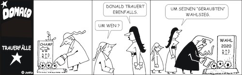 Cartoon: Donald 40 (medium) by JotKa tagged donald,trump,joe,biden,usa,us,wahlen,washington,repoblikaner,demokraten,hund,trauer,gräber,donald,trump,joe,biden,usa,us,wahlen,washington,repoblikaner,demokraten,hund,trauer,gräber