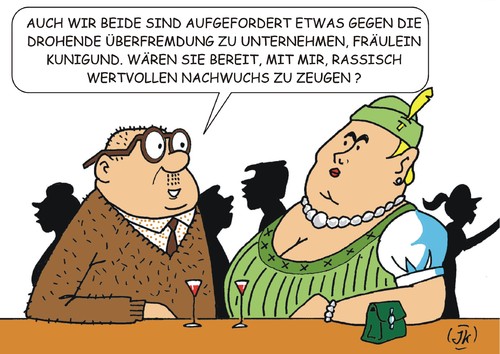 Cartoon: Drohende Überfremdung (medium) by JotKa tagged überfremdung,nachwuchs,rassisch,rein,ausländer,angst,flüchtlinge,flüchtlingskrise,bar,kneipe,date,flirten,anmache,er,sie,mann,frau,liebe,asyl,asylanten,kinder,überfremdung,nachwuchs,rassisch,rein,ausländer,angst,flüchtlinge,flüchtlingskrise,bar,kneipe,date,flirten,anmache,er,sie,mann,frau,liebe,sex,asyl,asylanten,kinder