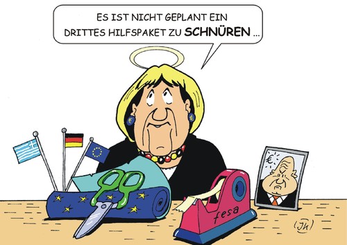 Cartoon: Hilfspaket (medium) by JotKa tagged griechenland,griechenlandkrise,euro,drachme,iwf,ezb,politik,schulden,rettungsschirm,grexit,reformen,instutionen,banken,gläubiger,bürgschaften,paris,athen,berlin,merkel,varoufakis,tsipras,referendum,ela,efse,fsm,hilfspaket,schuldenschnitt,griechenland,griechenlandkrise,euro,drachme,iwf,ezb,politik,schulden,rettungsschirm,grexit,reformen,instutionen,banken,gläubiger,bürgschaften,paris,athen,berlin,merkel,varoufakis,tsipras,referendum,ela,efse,fsm,hilfspaket,schuldenschnitt