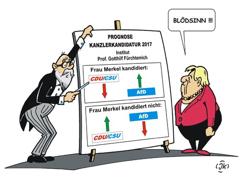 Cartoon: Kanzlerkandidatur 2017 (medium) by JotKa tagged kanzlerkandidatur,bundestagswahlen,2017,kandidaten,politik,wahlen,wähler,cdu,csu,afd,umfrage,prognosen,wahlprognosen,umfragewerte,institute,merkel,proteste,kanzlerkandidatur,bundestagswahlen,2017,kandidaten,politik,wahlen,wähler,cdu,csu,afd,umfrage,prognosen,wahlprognosen,umfragewerte,institute,merkel,proteste