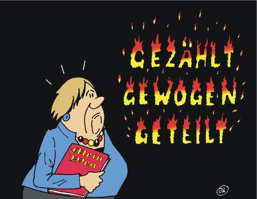 Cartoon: Menetekel (medium) by JotKa tagged cdu,partei,politiker,merkel,angelika,kanzlerschaft,mitglieder,neue,gesichter,ablösung,parteibasis,junge,union,bundeskanzlering,streitigkeiten,menetekel,zeichen,der,zeit,cdu,partei,politiker,merkel,angelika,kanzlerschaft,mitglieder,neue,gesichter,ablösung,parteibasis,junge,union,bundeskanzlering,streitigkeiten,menetekel,zeichen,der,zeit