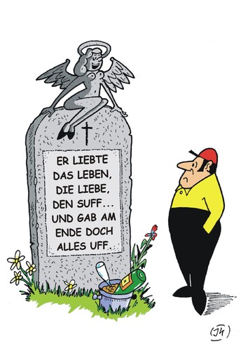 Cartoon: Nachrufe (medium) by JotKa tagged friedhof,gräber,tot,leben,liebe,gedenkstein,grabstein,lebenskünstler,humor,inschriften,nachruf,trauer,freude,friedhof,gräber,tot,leben,liebe,gedenkstein,grabstein,lebenskünstler,humor,inschriften,nachruf,trauer,freude