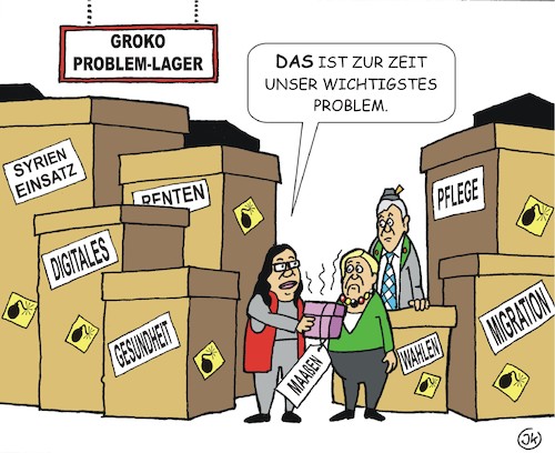 Cartoon: Problem Maaßen (medium) by JotKa tagged maaßen,verfassungsschutz,chemnitz,video,demonstrationen,parteien,spd,cdu,csu,rücktritt,groko,maaßen,verfassungsschutz,chemnitz,video,demonstrationen,parteien,spd,cdu,csu,rücktritt,groko