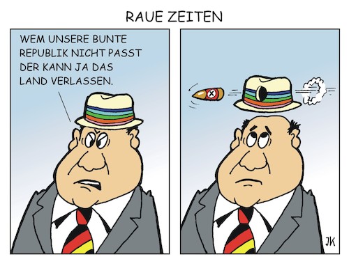 Cartoon: Raue Zeiten (medium) by JotKa tagged raue,zeiten,innenpolitik,flüchtlingskrise,rechtsradikale,politiker,parteien,raue,zeiten,innenpolitik,flüchtlingskrise,rechtsradikale,politiker,parteien