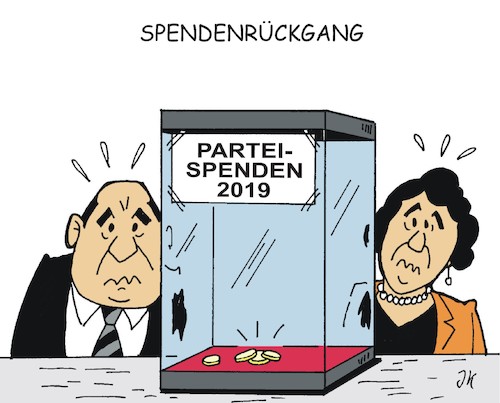 spendenrückgang