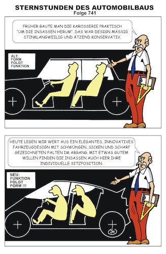 Cartoon: Sternstunden (medium) by JotKa tagged sternstunden,auto,automobil,automobilbau,design,ergonomie,mode,modeerscheinung,designer,automobilindustrie,job,arbeitsplätze,kunde,verbraucher,geld,industrie,gesellschaft,trends,gewinne,sternstunden,auto,automobil,automobilbau,design,ergonomie,mode,modeerscheinung,designer,automobilindustrie,job,arbeitsplätze,kunde,verbraucher,geld,industrie,gesellschaft,trends,gewinne