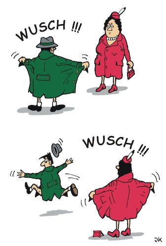 Cartoon: Überraschung (medium) by JotKa tagged überraschungen,liebe,erotik,er,sie,mann,frau,exibitionisten,fkk,spanner,beziehung,schock,überraschungen,liebe,sex,erotik,er,sie,mann,frau,exibitionisten,fkk,spanner,beziehung,schock