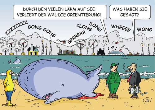 Cartoon: Wale (medium) by JotKa tagged wale,nordsee,natur,umwelt,meerestieren,ausbeutung,offshore,tierschutz,jungwale,walsterben,kapital,geld,gewinn,meere,ozeane,see,fische,tierwelt,umweltschutz,windenergie,erdöl,erdgas,kapitalisten,umweltsterben,küsten,wale,nordsee,natur,umwelt,meerestieren,ausbeutung,offshore,tierschutz,jungwale,walsterben,kapital,geld,gewinn,meere,ozeane,see,fische,tierwelt,umweltschutz,windenergie,erdöl,erdgas,kapitalisten,umweltsterben,küsten