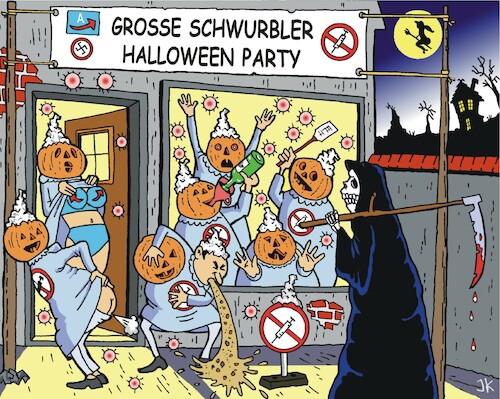 Wenn Schwurbler Halloween feiern