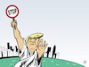 Cartoon: Einreiseverbot (small) by JotKa tagged einreiseverbot trump donald dekrete usa vereinigte staaten präsident terror islamistischer terrorbekämpfung