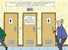 Cartoon: Neulich beim Bundestag (small) by JotKa tagged bundestag berlin abgeordnete politiker toiletten gender latte macciato fraktion fraktionen büttenrede annegret kramp karrenbauer