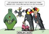 Cartoon: Zukunftsvision ? (small) by JotKa tagged berlin bundestag politiker islam christentum pegida nopegida leipzig demo gegendemo radikale rechtsradikale kirche merkel visionen zukunft ängste bundesregierung