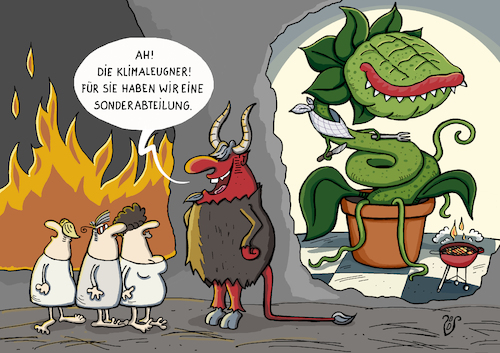 Cartoon: In der gruenen Hoelle (medium) by Dodenhoff Cartoons tagged audrey2,klimasuender,klimaleugner,klimawandel,umweltschutz,pflanzenwelt,menschundnatur,reue,gerechtigkeit,lebensgrundlage,fleischfressende,pflanzen,mean,mother,birgitdodenhoff,cartoons,audrey2,klimasuender,klimaleugner,klimawandel,umweltschutz,pflanzenwelt,menschundnatur,reue,gerechtigkeit,lebensgrundlage,fleischfressende,pflanzen,mean,mother