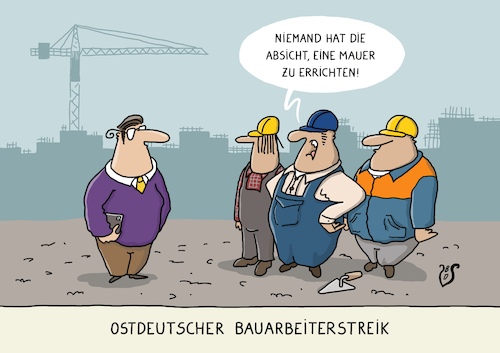 Cartoon: Streik Baubranche (medium) by Dodenhoff Cartoons tagged baubranche,bauarbeiter,baustreik,arbeitsbedingungen,personalmangel,arbeitsplatz,ostdeutschland,ddr,deutsche,geschichte,baustelle,bauarbeit,verdienst,baubranche,bauarbeiter,baustreik,arbeitsbedingungen,personalmangel,arbeitsplatz,ostdeutschland,ddr,deutsche,geschichte,baustelle,bauarbeit,verdienst