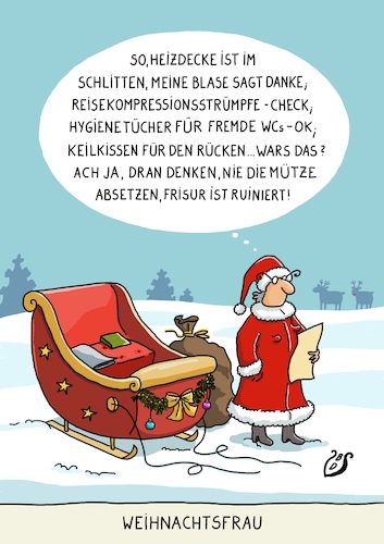 Weihnachtsfrau